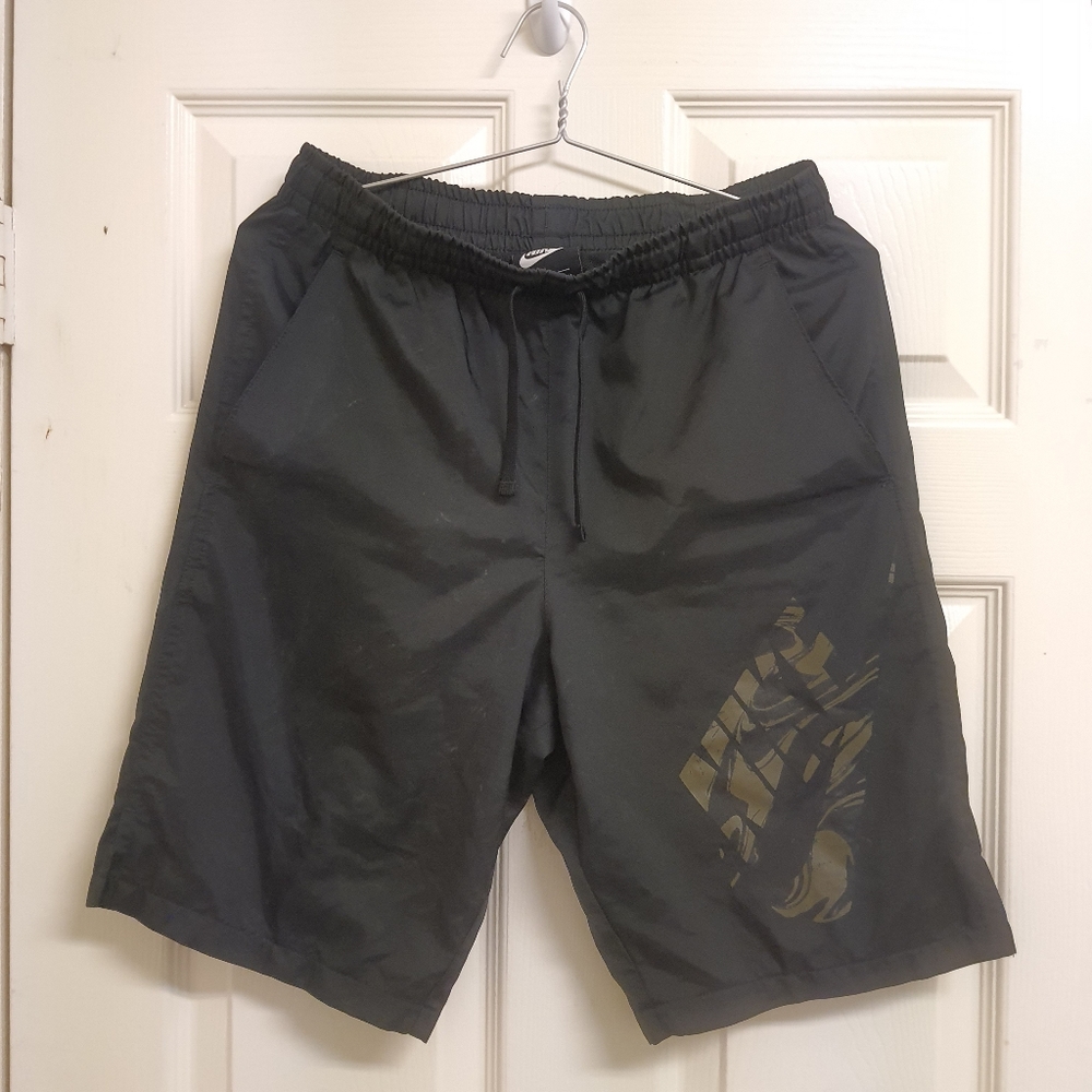Nike Athletic Shorts with Camo Logo size S